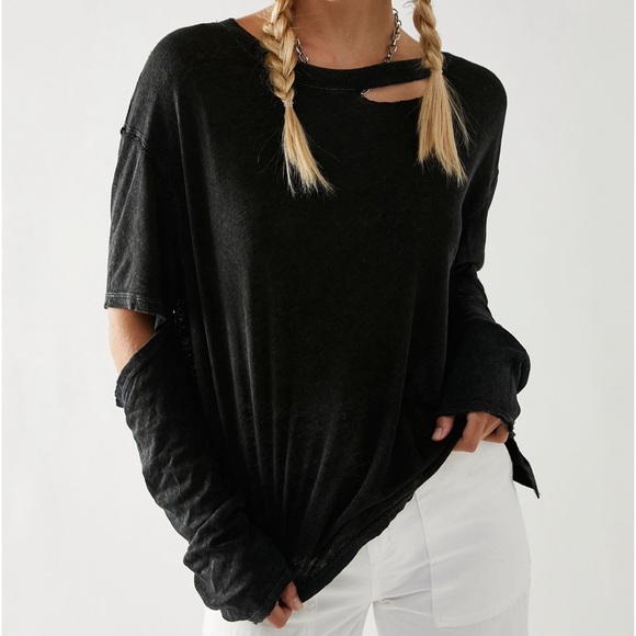 We the Free Reverse Tee Free People - Picture 1 of 4